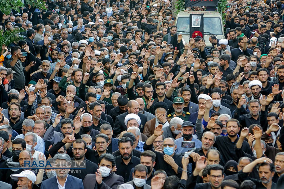 تشییع پیکر پاک شهدای خانطومان در مشهد مقدس