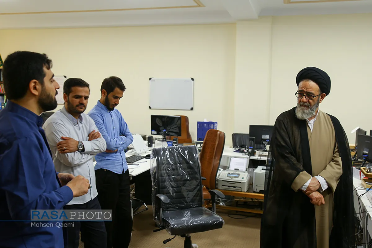 بازدید حجت الاسلام والمسلمین آل هاشم از خبرگزاری رسا