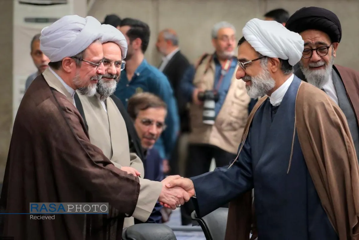 دیدار اعضای ستاد برگزاری کنگره بین&zwnj;المللی بزرگداشت علامه طباطبائی با رهبر انقلاب