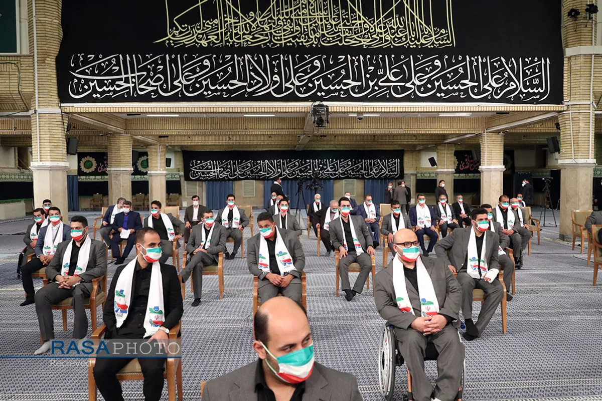 دیدار قهرمانان المپیک و پارالمپیک ایران با رهبر انقلاب