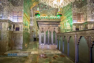مراسم شکرانه بازگشایی حرم مطهر احمد بن موسی (ع) در شیراز&lrm;