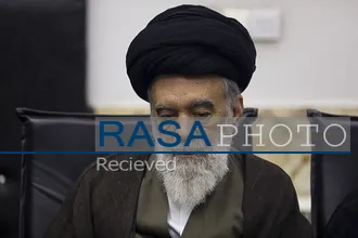 حضور رئیس قوه قضائیه در جلسه شورای عالی جامعه مدرسین حوزه علمیه قم
