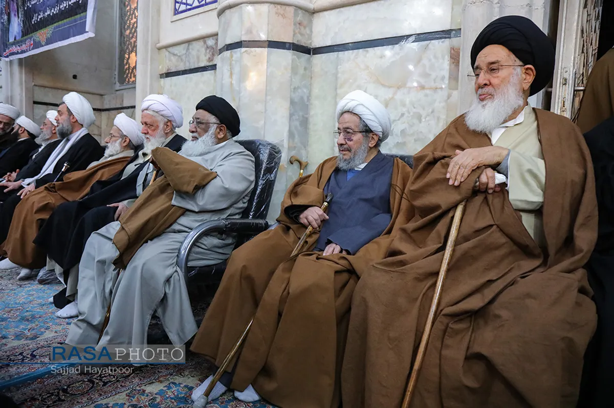 مراسم بزرگداشت بیست و هفتمین سالگرد رحلت آیت الله گلپایگانی&lrm;