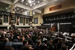 مراسم عزاداری حضرت اباعبدالله الحسین (علیه&zwnj;السلام) در شب تاسوعا با حضور رهبر انقلاب