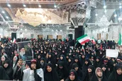مراسم یادبود خانواده رهبر انقلاب برگزار شد