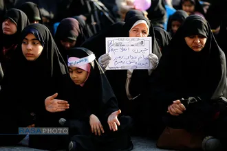 اجتماع دختران انقلاب در میدان امام حسین (ع) تهران