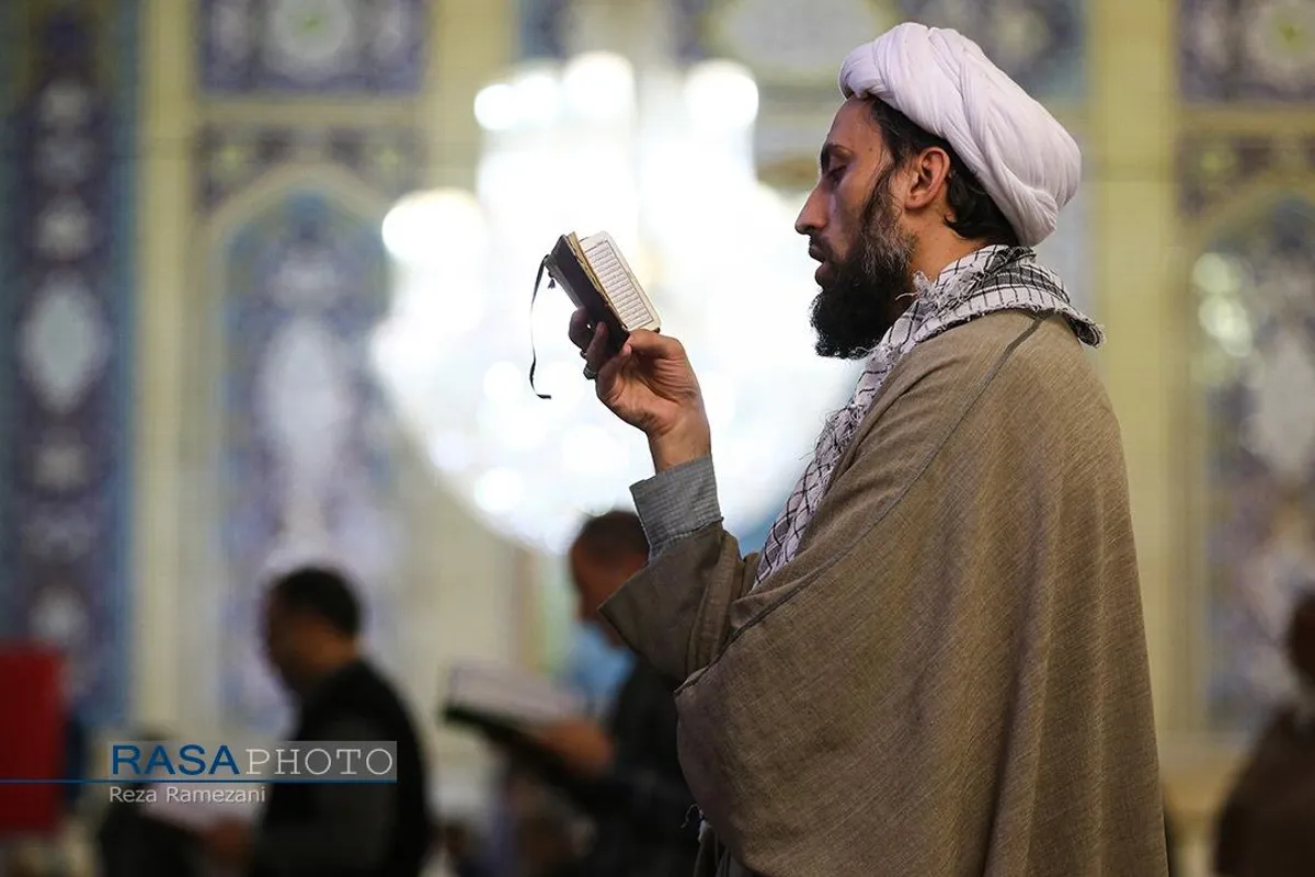 مراسم معنوی اعمال "ام داوود" در مسجد مقدس جمکران