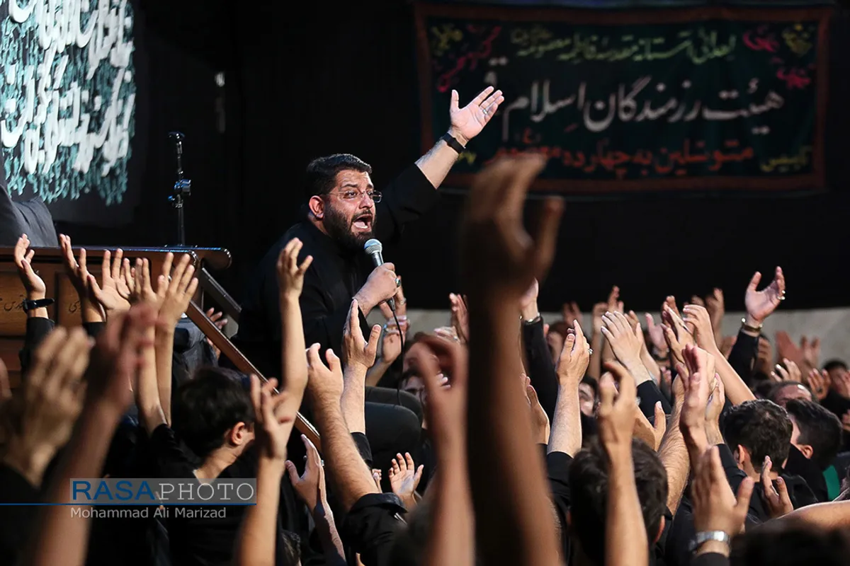 عزاداری هیئت رزمندگان اسلام در قم