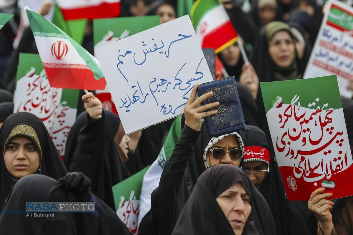 خلق حماسه ای دیگر در راهپیمایی یوم الله ۲۲ بهمن ۱۴۰۴