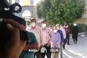 حضور پرشور مردم قم در ساعات اولیه انتخابات ۱۴۰۰