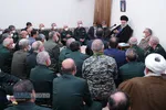 دیدار جمعی از فرماندهان ارشد نیرو&zwnj;های مسلح با فرمانده کل قوا