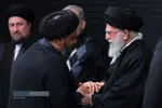 آخرین شب عزاداری شهادت حضرت زهرا (سلام&zwnj;الله&zwnj;علیها) با حضور رهبر انقلاب
