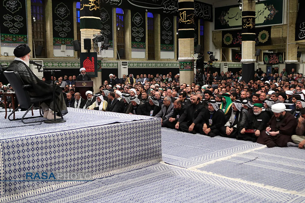 دیدار جمعی از موکب&zwnj;داران عراقی با مقام معظم رهبری