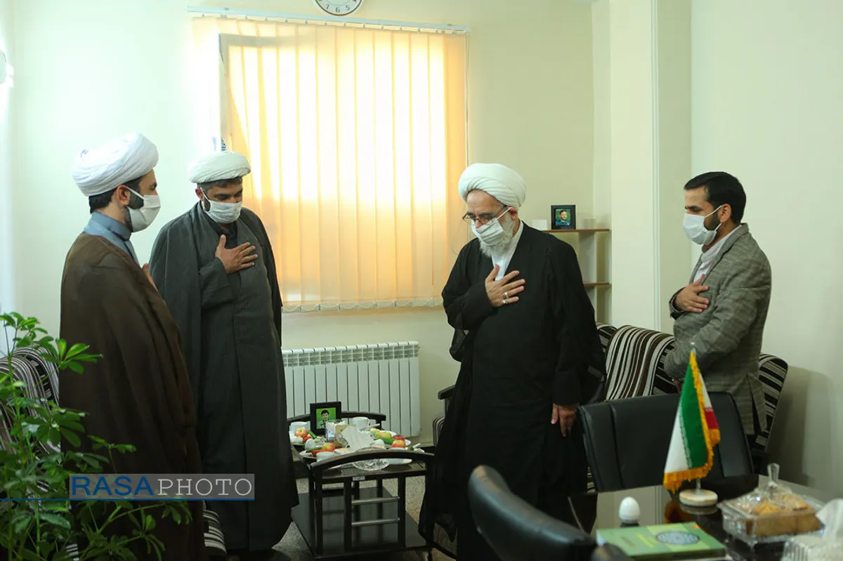 بازدید حجت الاسلام والمسلمین فرخ&zwnj;فال رییس مجمع عمومی جامعه مدرسین از خبرگزاری رسا