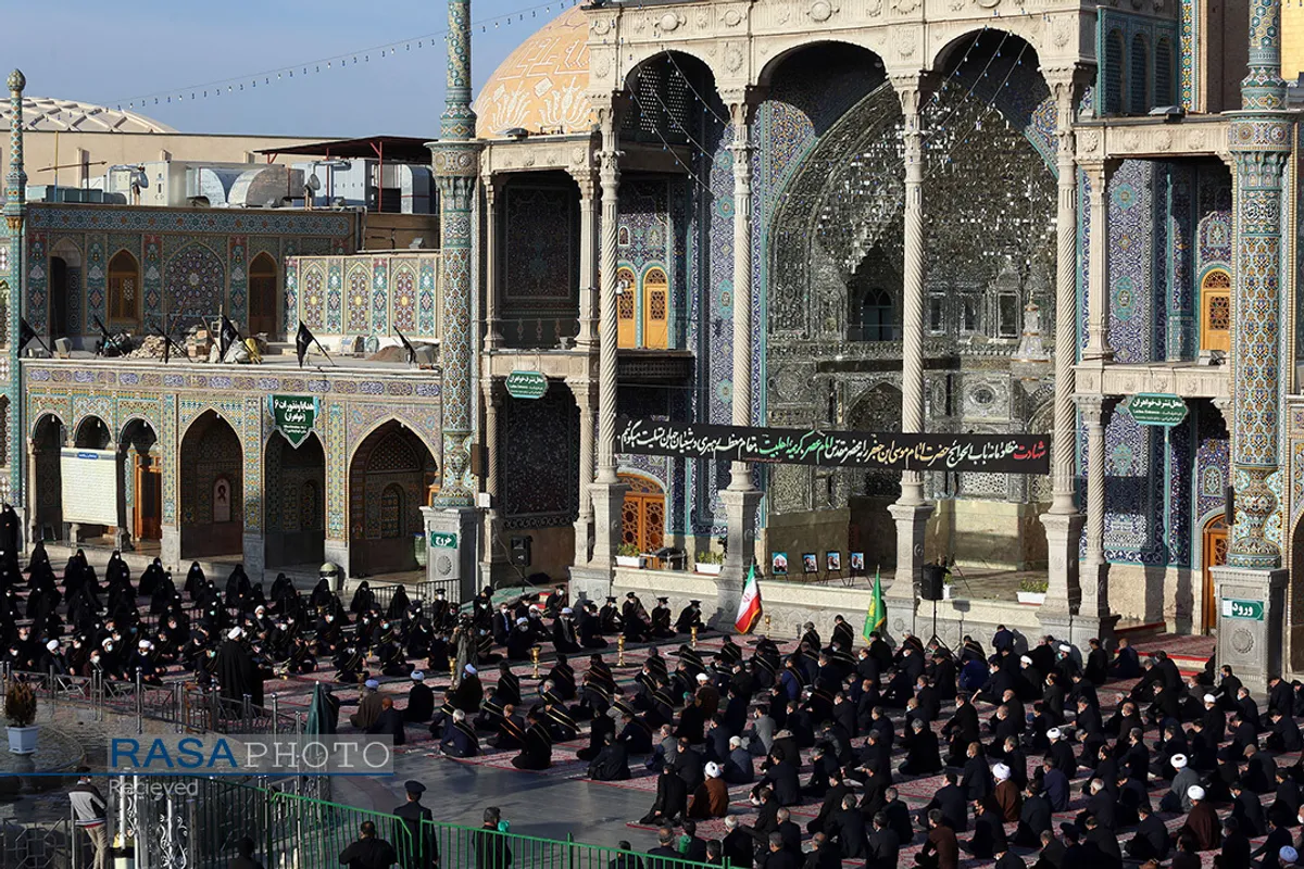 خطبه&zwnj;خوانی خادمان حرم کریمه اهل&zwnj;بیت (س) در روز شهادت امام موسی کاظم (ع)