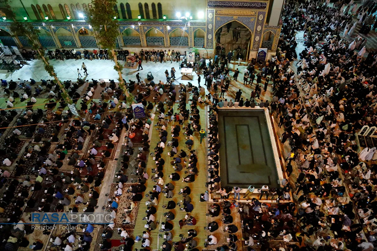 مراسم احیاء شب نوزدهم ماه مبارک رمضان در حرم امامزاده صالح تهران