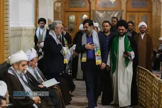 گرامیداشت فرماندهان شهید حزب&zwnj;الله در حرم بانوی کرامت
