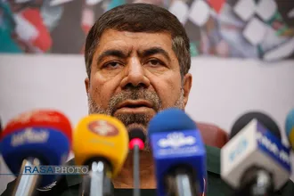 نشست خبری سردار رمضان شریف سخنگوی سپاه با عنوان سلسله کار گروه&zwnj;های چهلمین سالگرد پیروزی انقلاب اسلامی