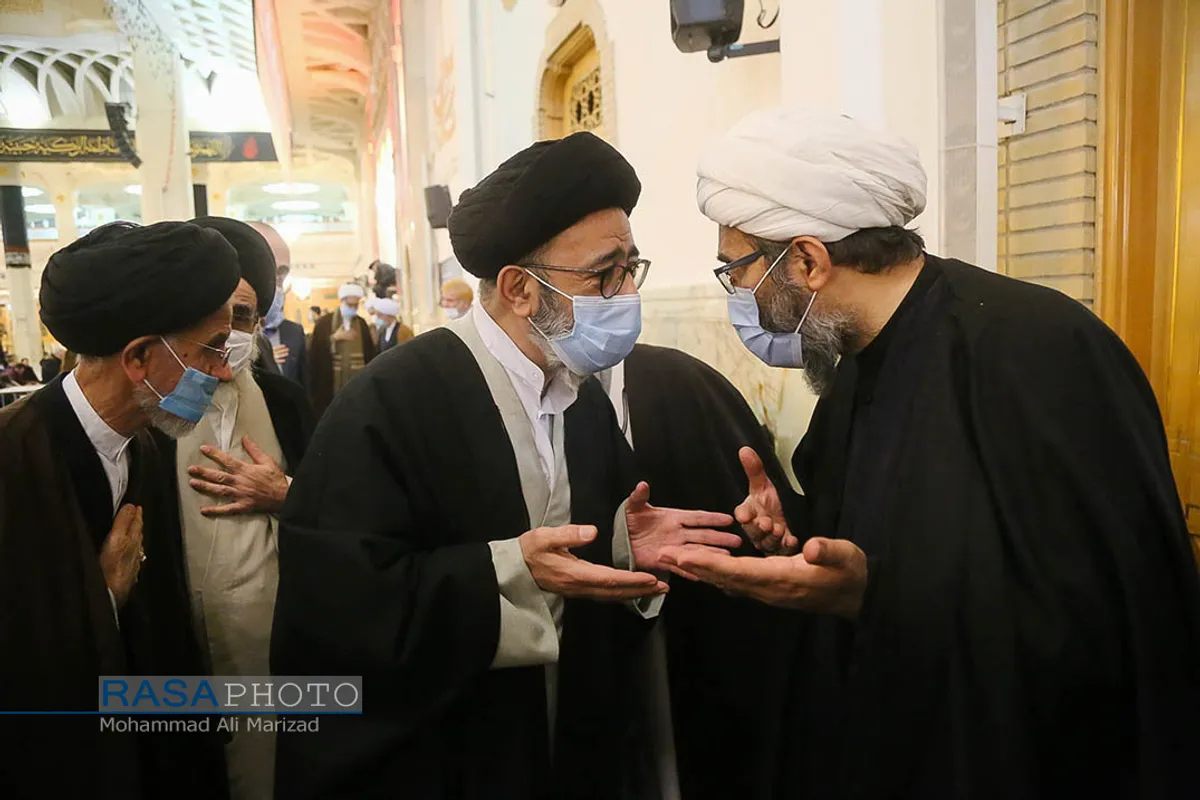 مراسم چهلم مرحوم آیت الله مجتهد شبستری در حرم کریمه اهل&zwnj;بیت (ع)