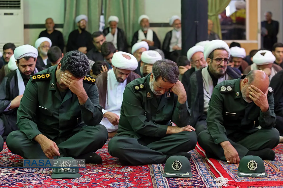عزاداری روز سوم محرم در دفتر حضرت آیت الله مکارم شیرازی
