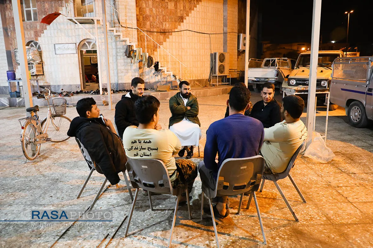 اردوی جهادی طلاب و بسیجیان قم در شهر بندر امام خمینی (سربندر)&lrm;&lrm;