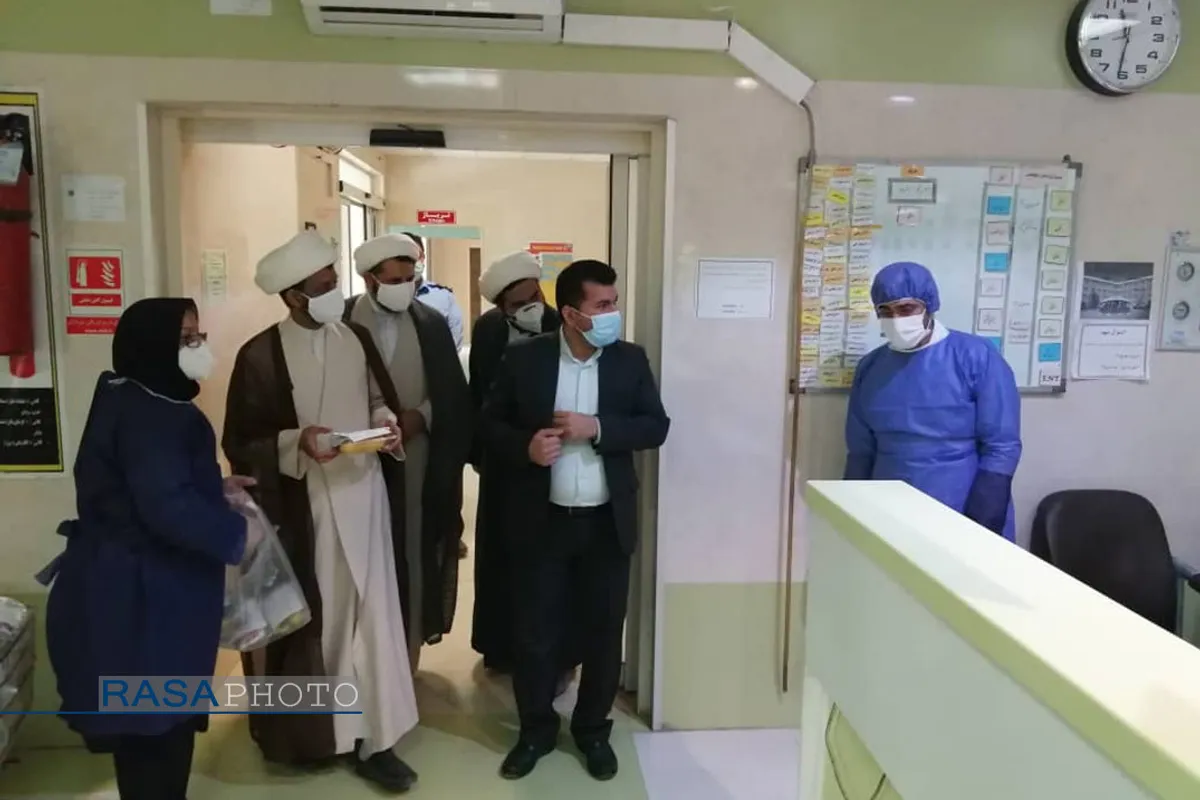 بازدید امام جمعه خرمشهر از بیمارستان آیت الله طالقانی&lrm;