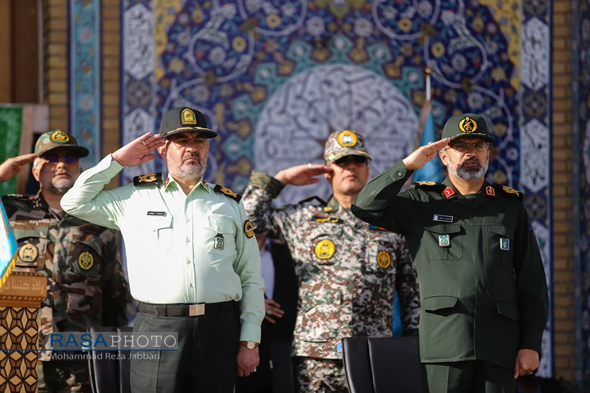 &laquo;عهد سربازی&raquo; نیرو&zwnj;های مسلح با امام زمان (عج) در جمکران&lrm;&lrm;
