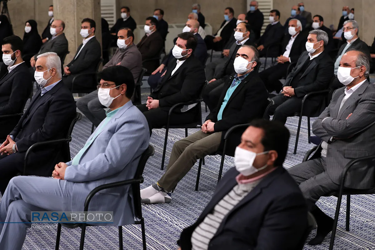 دیدار تولیدکنندگان و فعالان اقتصادی با مقام معظم رهبری