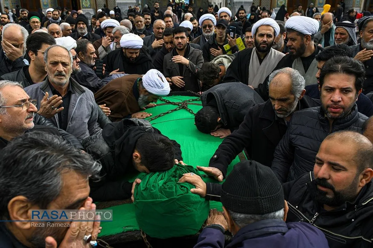 عزاداری روز شهادت حضرت امام موسی کاظم (علیه&zwnj;السلام) در حرم بانوی کرامت