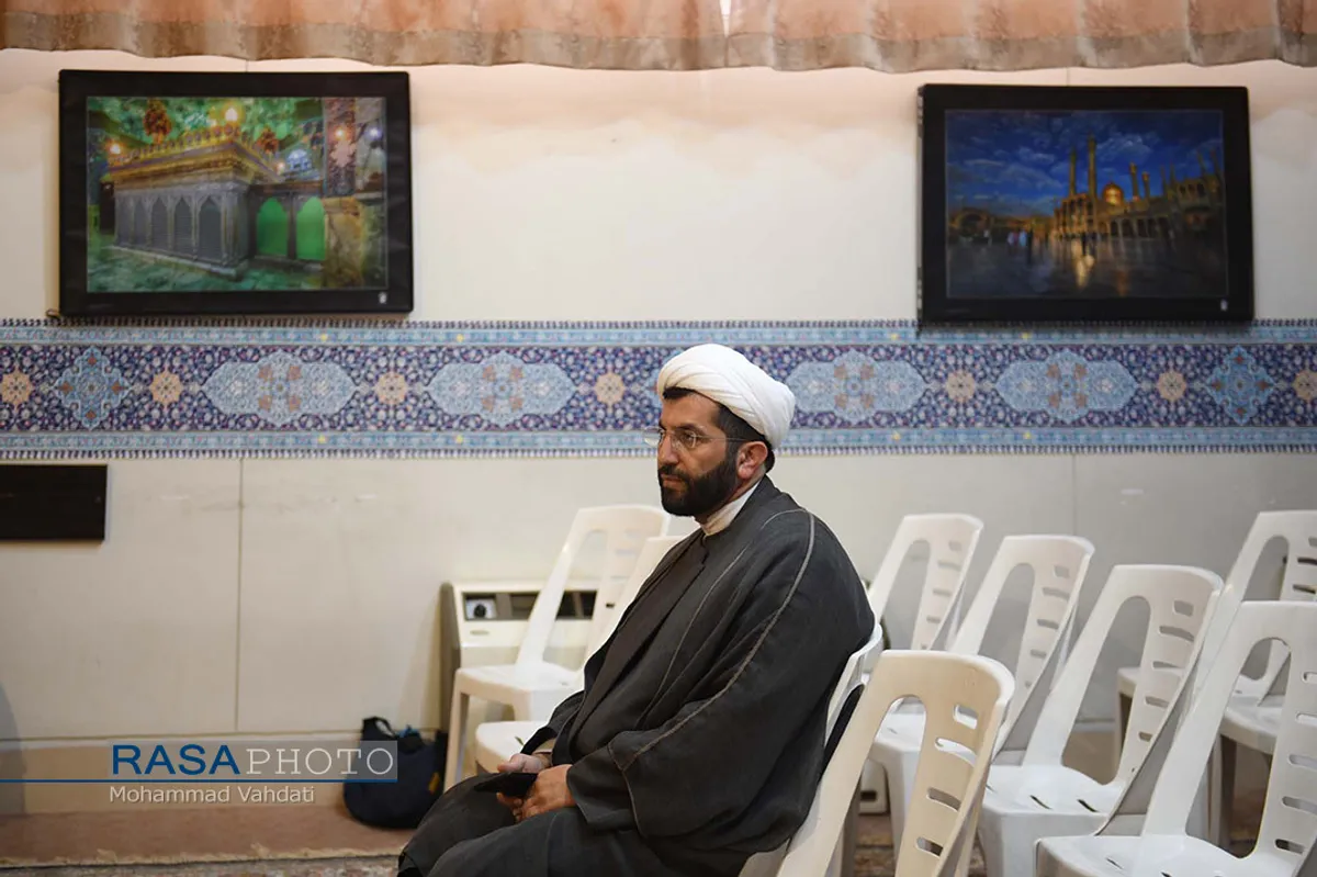دیدار دانشجویان دانشگاه شهید بهشتی با آیت الله شب زنده&zwnj;دار