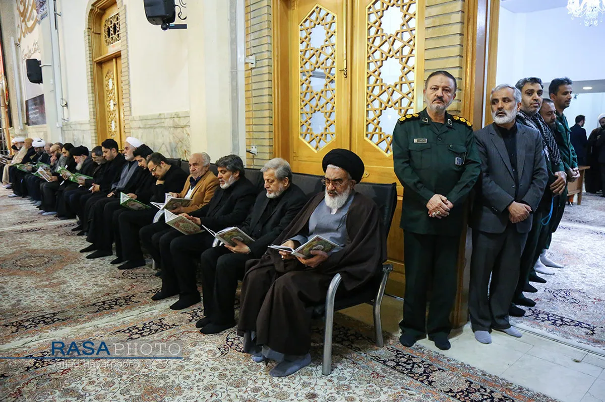 مراسم گرامیداشت عروج یافتگان حادثه هواپیمای اوکراینی
