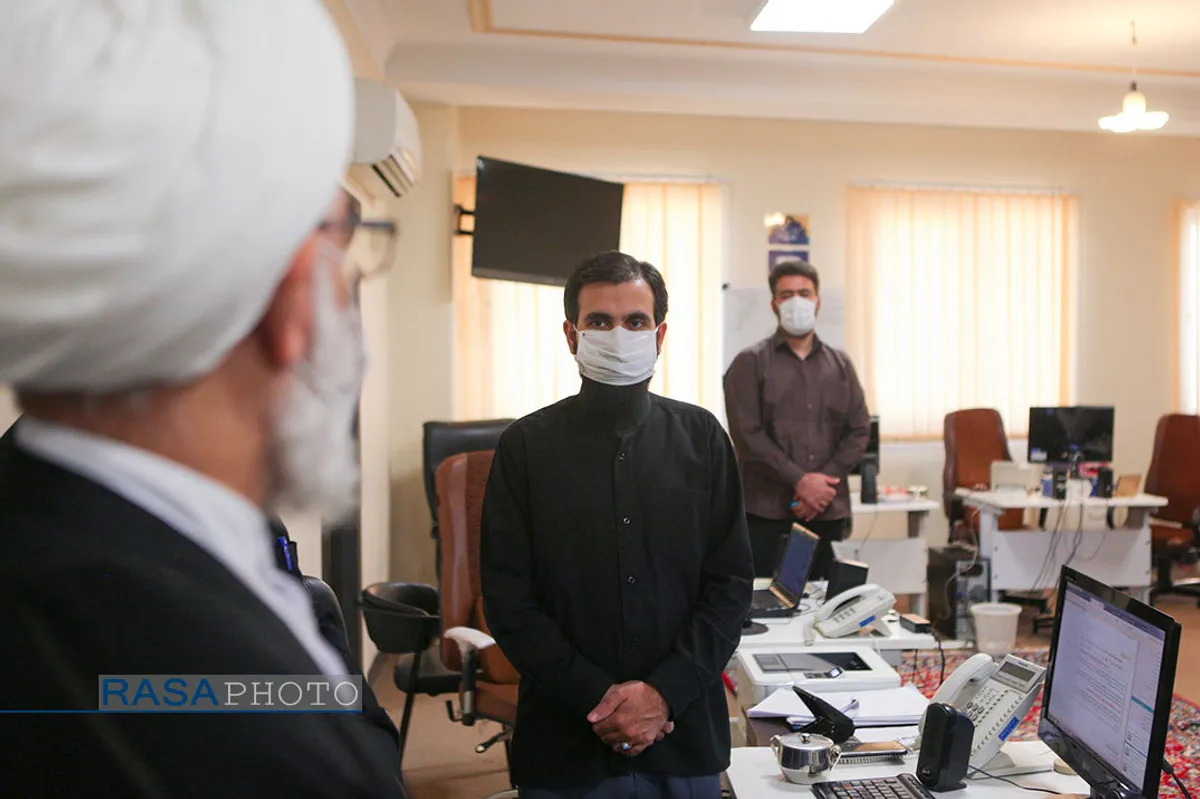 بازدید حجت الاسلام والمسلمین فرخ&zwnj;فال رییس مجمع عمومی جامعه مدرسین از خبرگزاری رسا