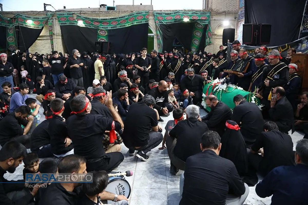 دسته عزاداری روز شهادت حضرت امام جواد الائمه (علیه&zwnj;السلام) با حضور ستاندار قم