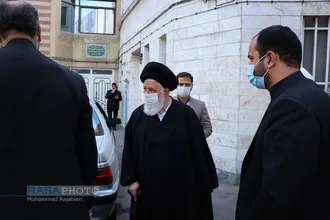 دیدار آیت الله علم&zwnj;الهدی با آیت الله مرتضوی