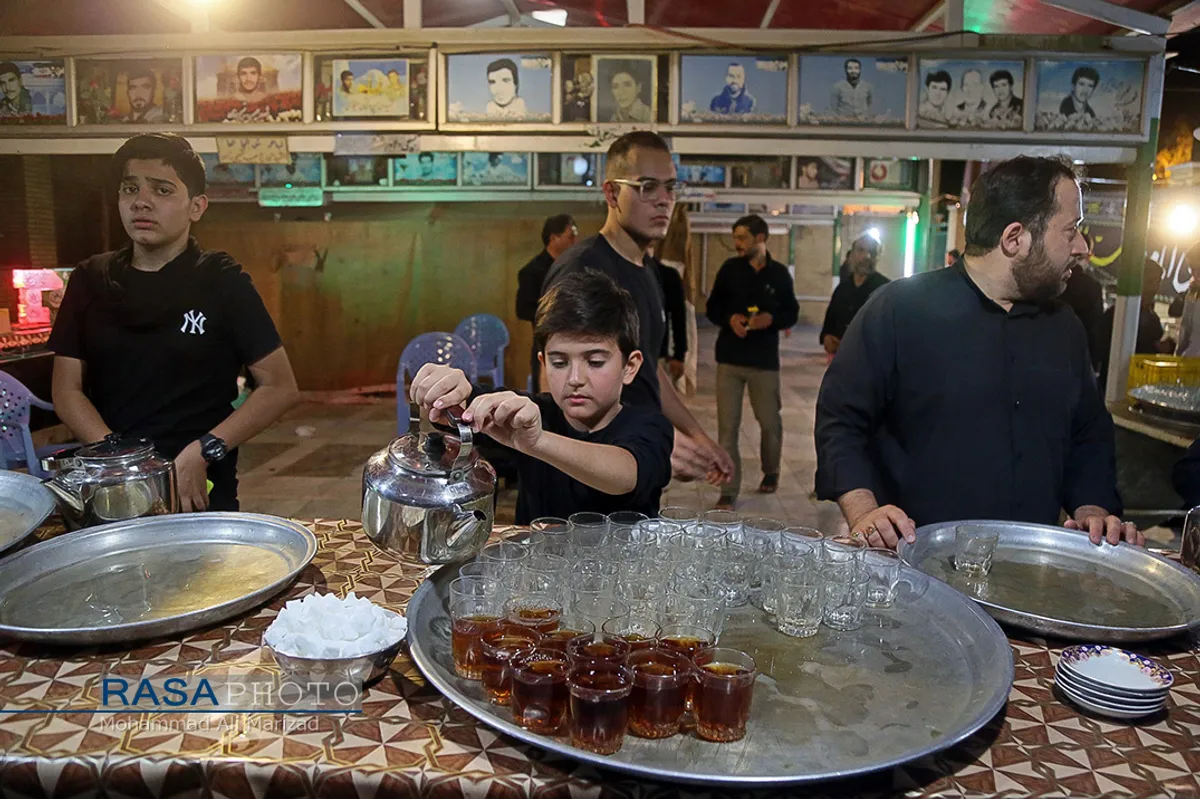 عزاداری هیئت رزمندگان اسلام در قم