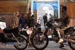 ضدعفونی معابر شهر قم توسط جوانان بسیجی و طلاب