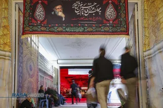 عزاداری شب ششم محرم در هیئت رزمندگان اسلام قم