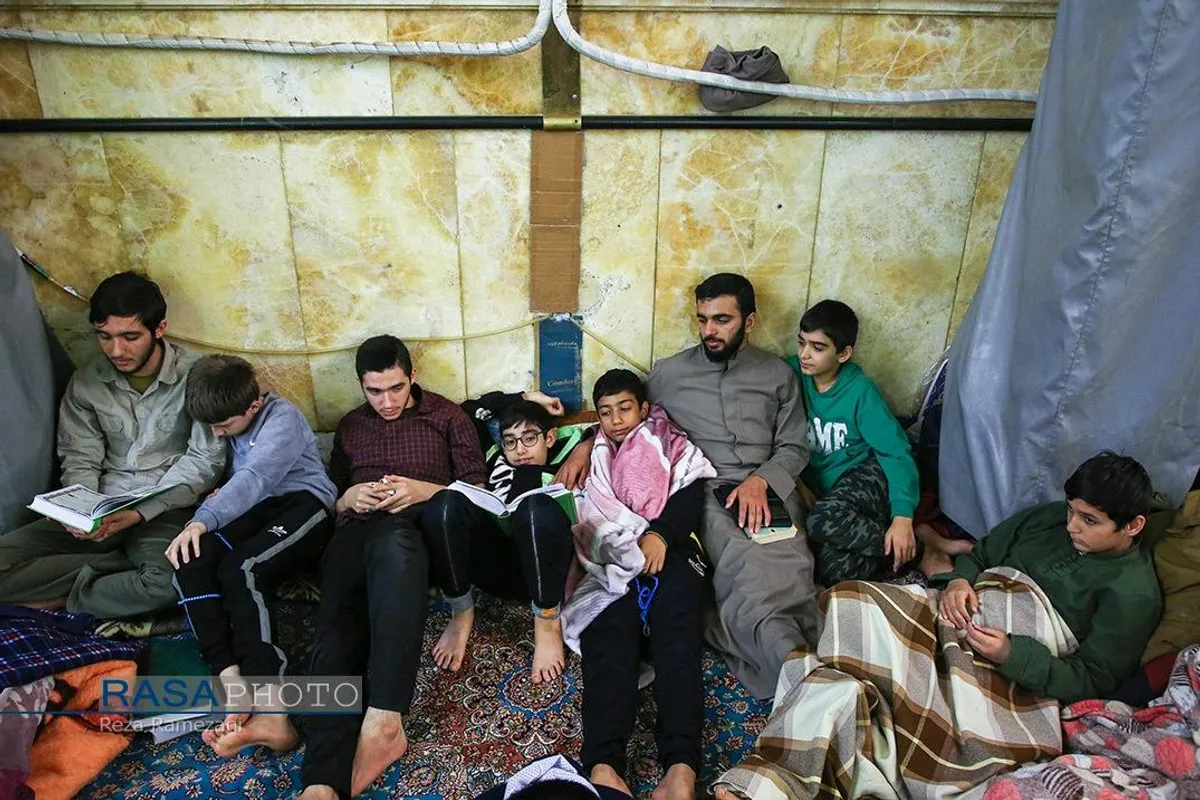 مراسم معنوی اعمال "ام داوود" در مسجد مقدس جمکران