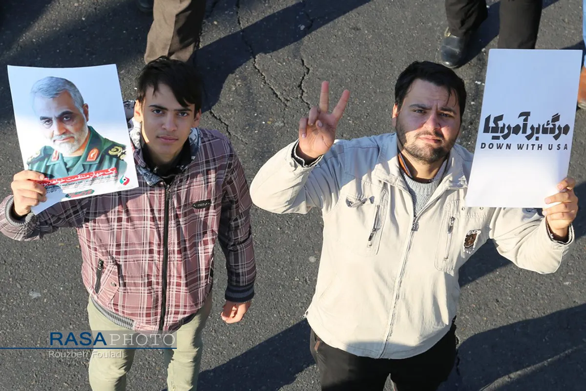 تشییع باشکوه سپهبد شهید حاج قاسم سلیمانی در تهران