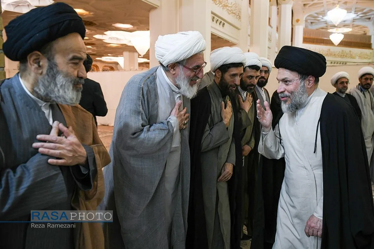 مراسم بزرگداشت آیت الله محسن علی نجفی در حرم حضرت معصومه (س)