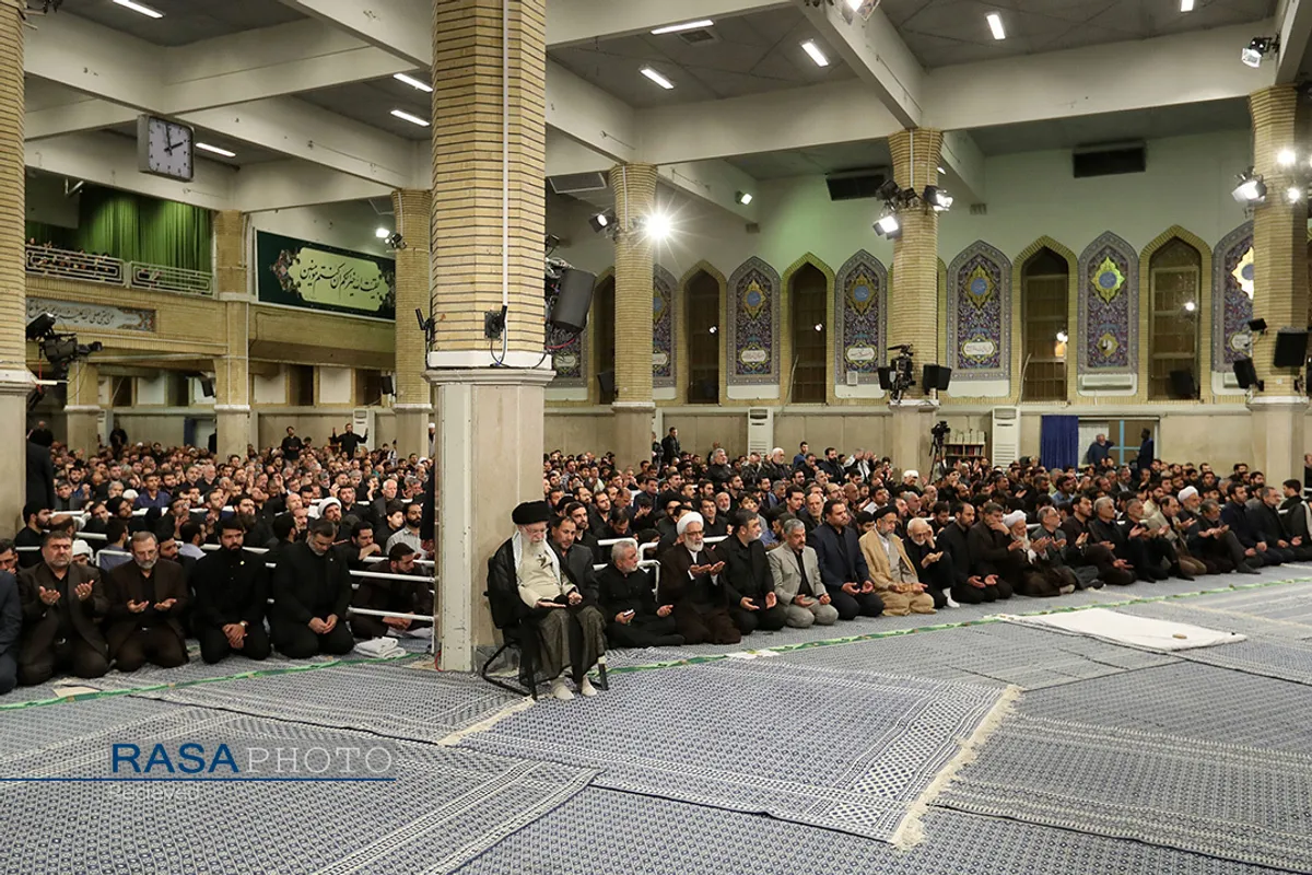 مراسم سوگواری سالروز شهادت مولای متقیان امام علی(ع) با حضور مقام معظم رهبری