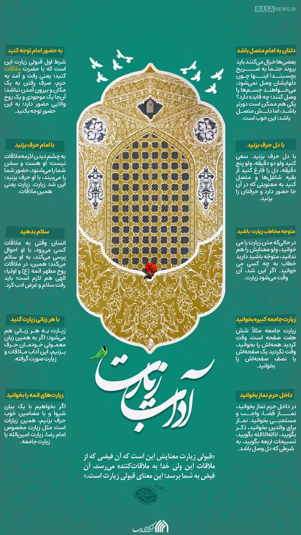 اطلاع نگاشت | آداب زیارت