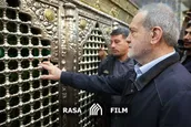 تشرف رییس جمهور به زیارت حرم حضرت معصومه