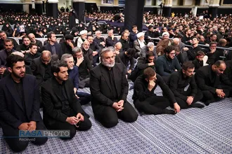 دومین شب مراسم عزاداری حضرت اباعبدالله الحسین (علیه&zwnj;السلام) با حضور رهبر انقلاب