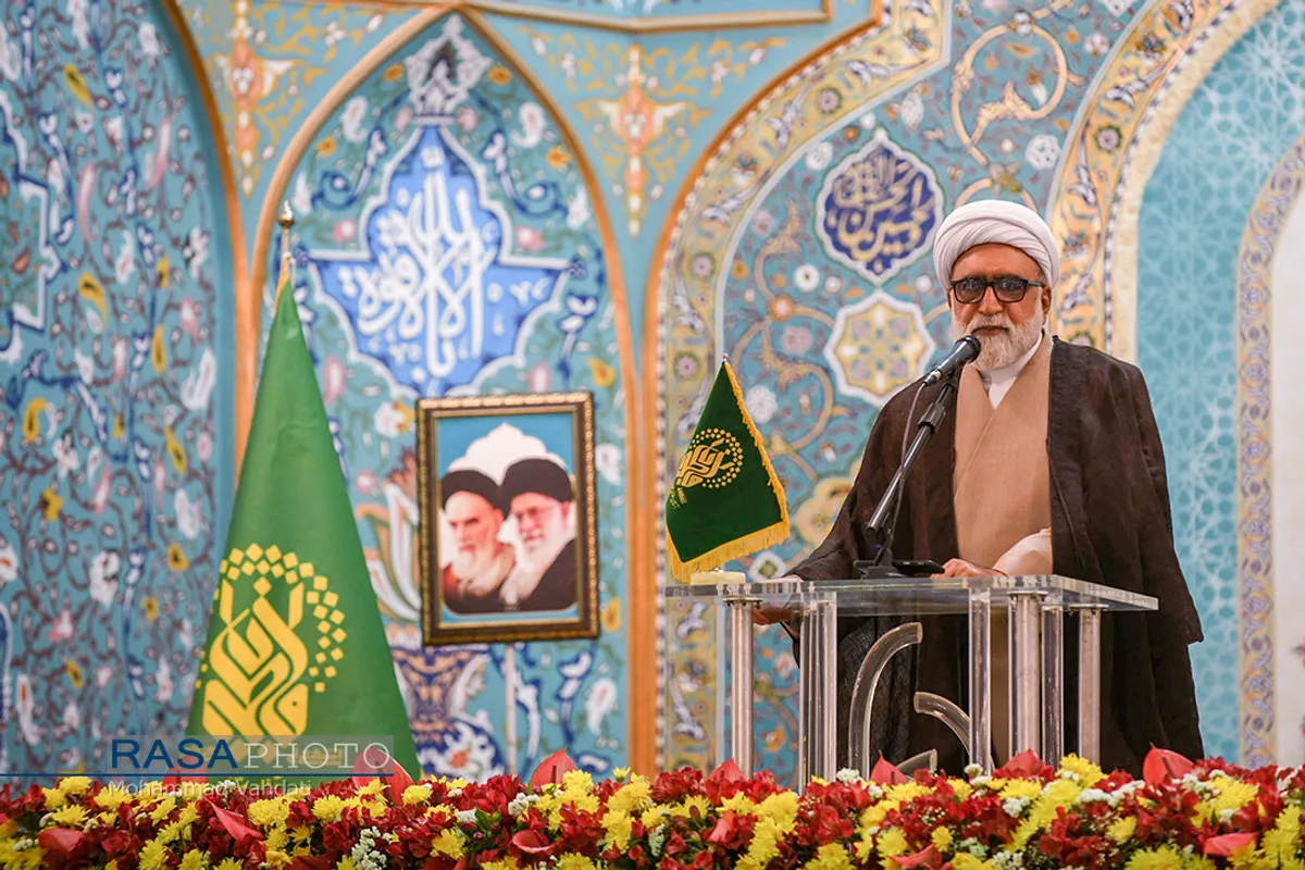 آیین خطبه&zwnj;خوانی آغاز دهه کرامت در حرم حضرت فاطمه معصومه (سلام الله علیها)