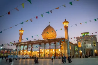 مراسم روز گرامیداشت حضرت احمد بن موسی الکاظم (ع) در شیراز&lrm;