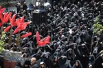 عزاداری روز شهادت حضرت امام جعفر صادق (ع) و تشییع پیکر شهید دفاع مقدس در قم