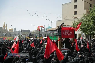 تشییع شهید و عزاداری روز شهادت حضرت امام جعفر صادق (علیه السلام) در مشهد