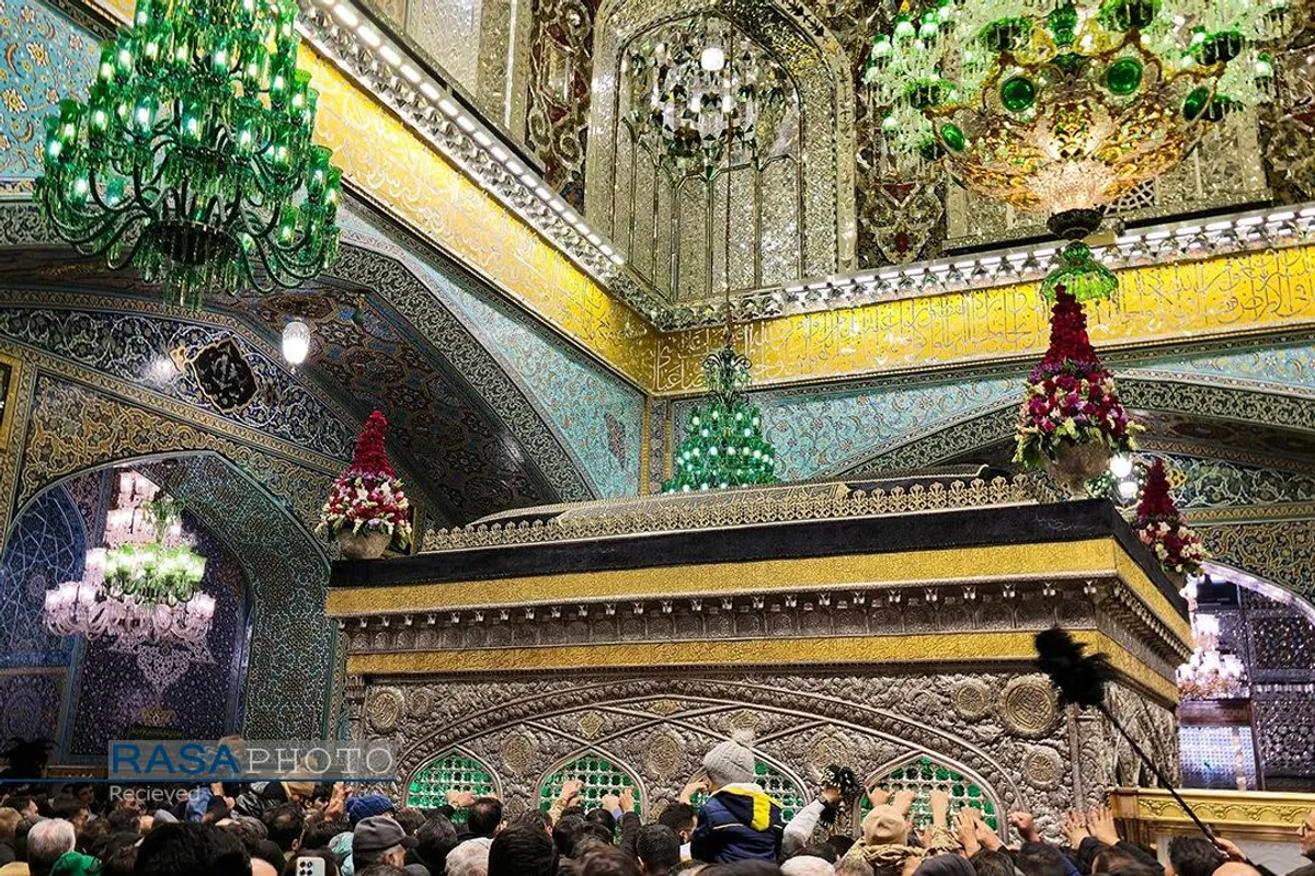 کتیبه های شهادت حضرت امام هادی (علیه&zwnj;السلام) در حرم مطهر رضوی
