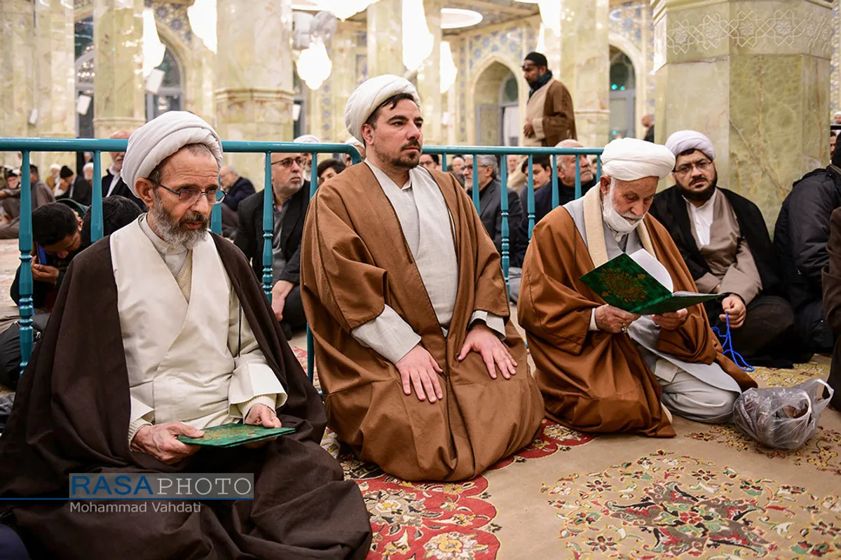 مراسم ختم همسر شهید آیت&zwnj;الله مطهری در قم